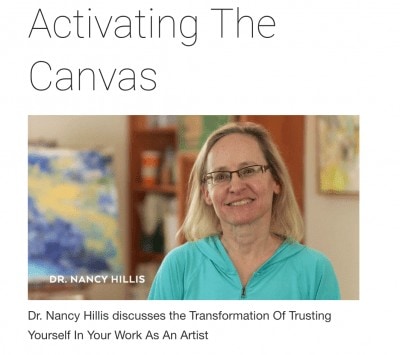 Activating the Canvas-Nancy Hilllis-Trusting yourself