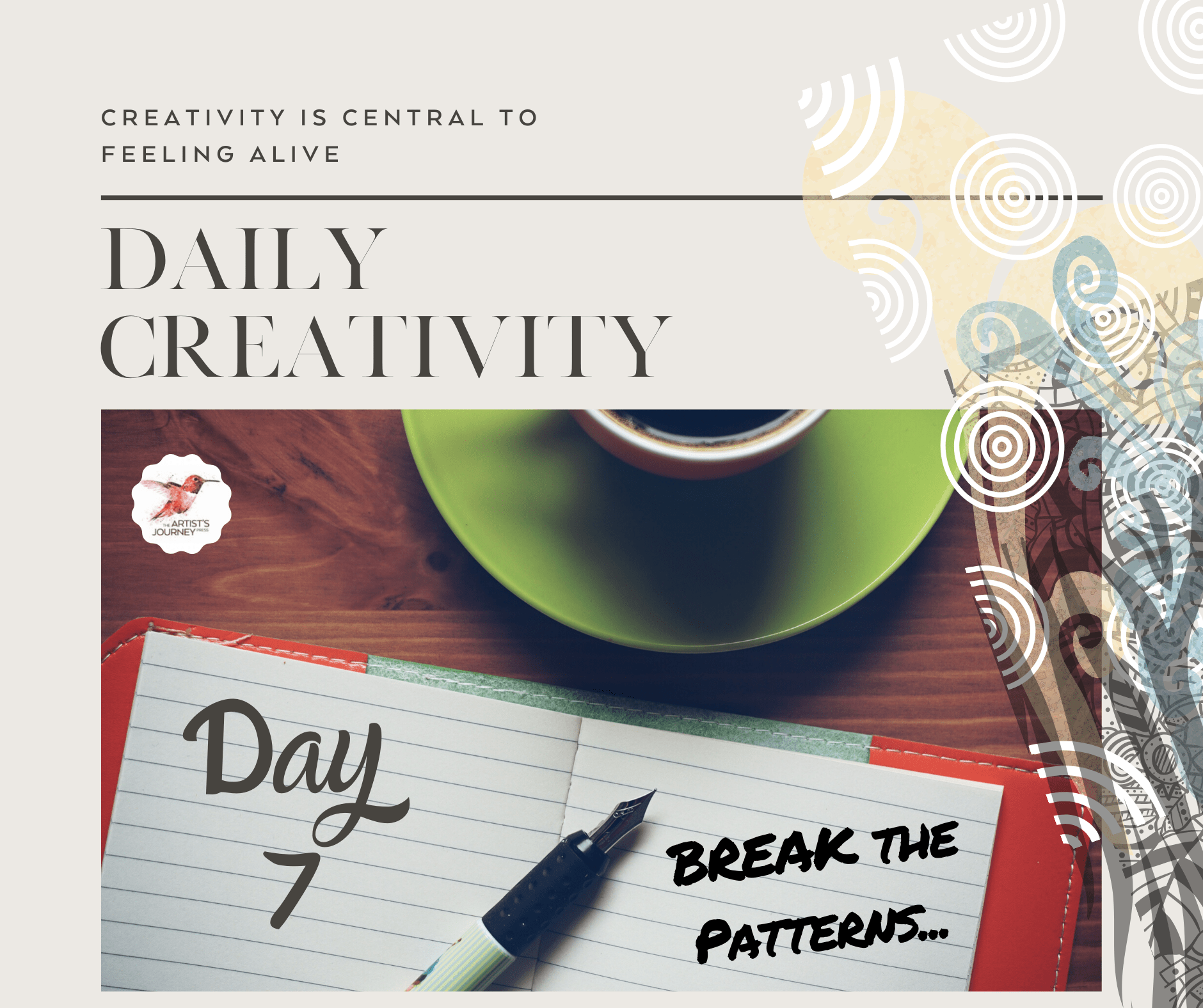 The Artist's Journey Creativity Reflection Journal Creativity Immersion Program- Nancy Hillis MD