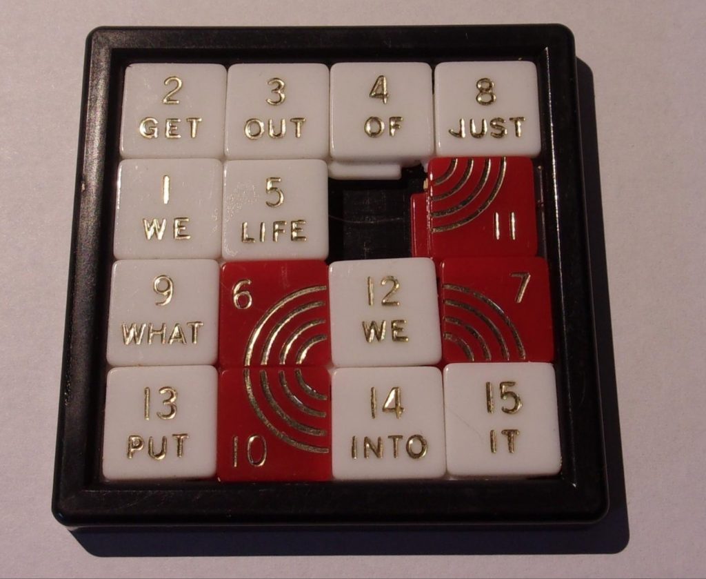 15 Puzzle with words