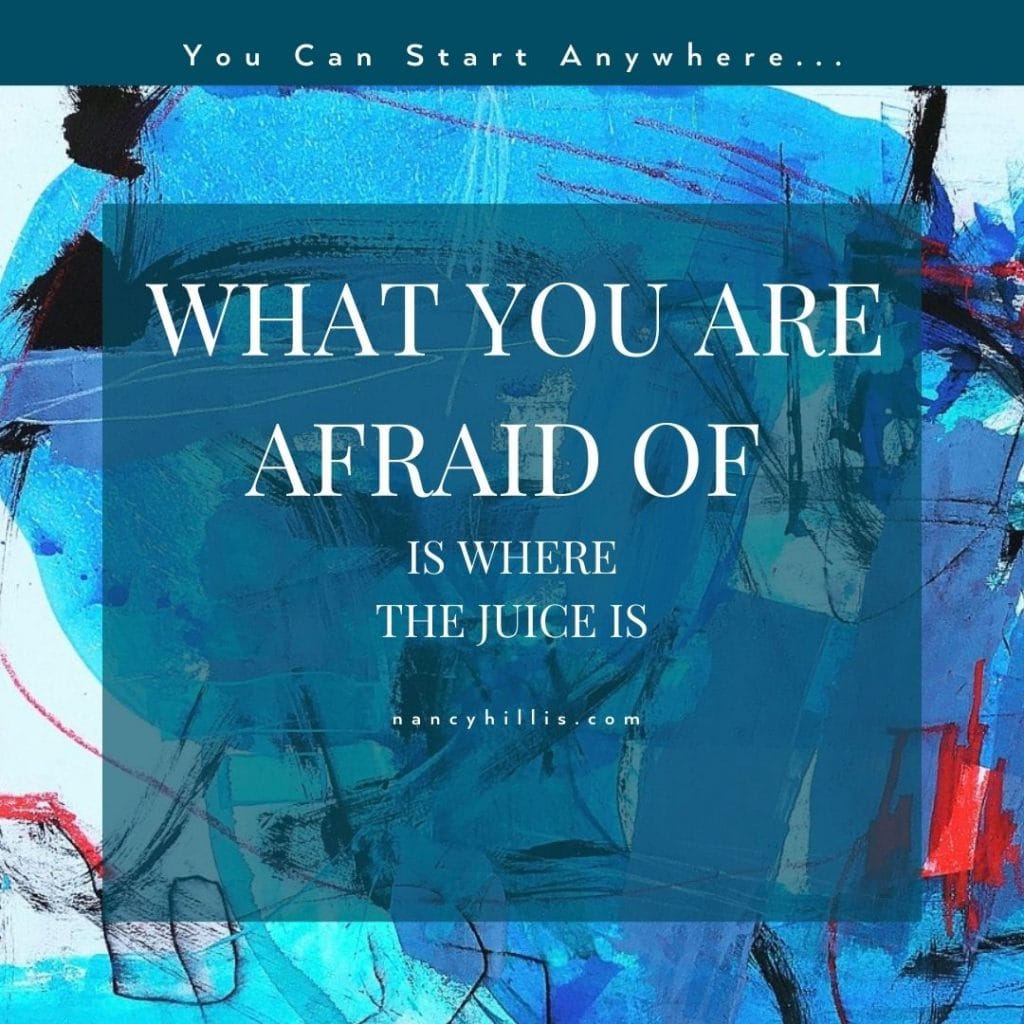 What You Are Afraid Of Is Where The Juice Is- Nancy Hillis MD