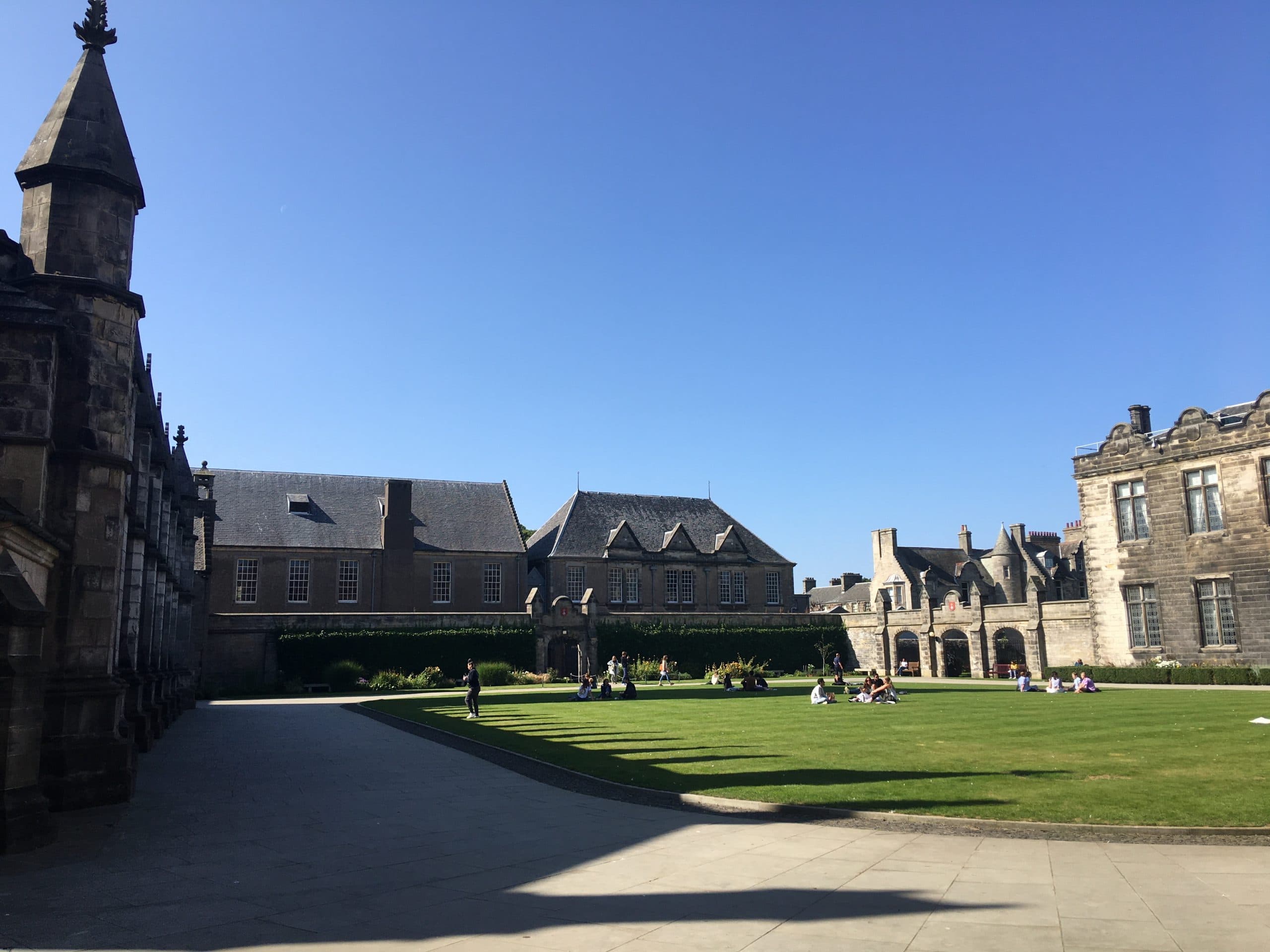Seeing St Salvator's Quadrangle for the first time