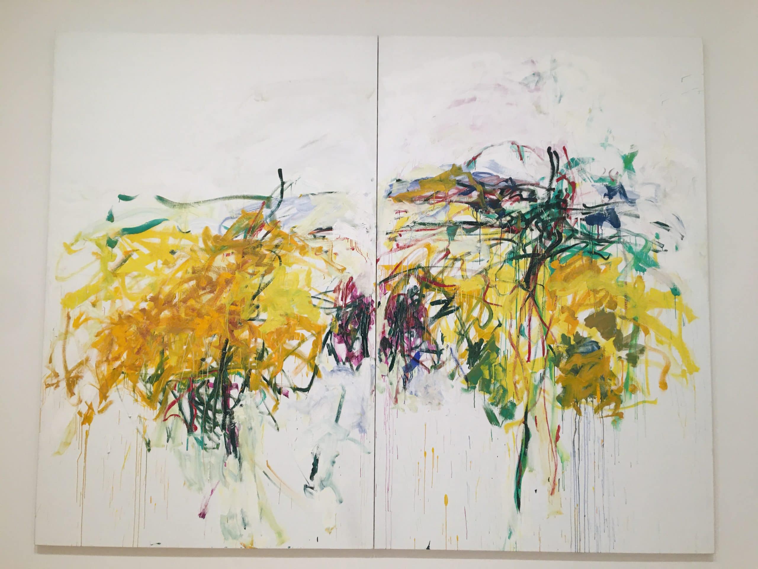 Untitled-1992- 110.25 x 142 in- Joan Mitchell