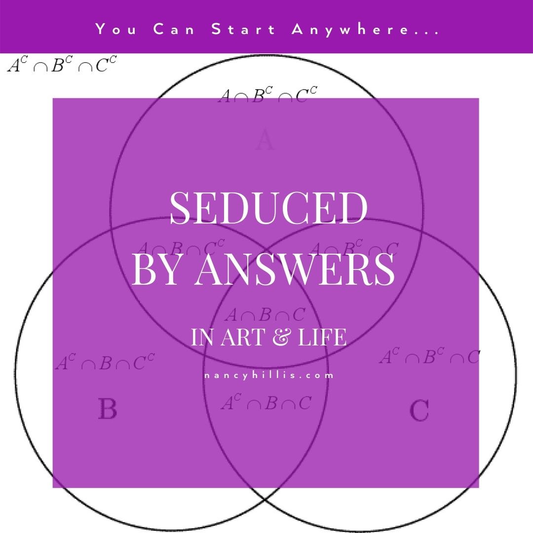 Seduced By Answers In Art & Life