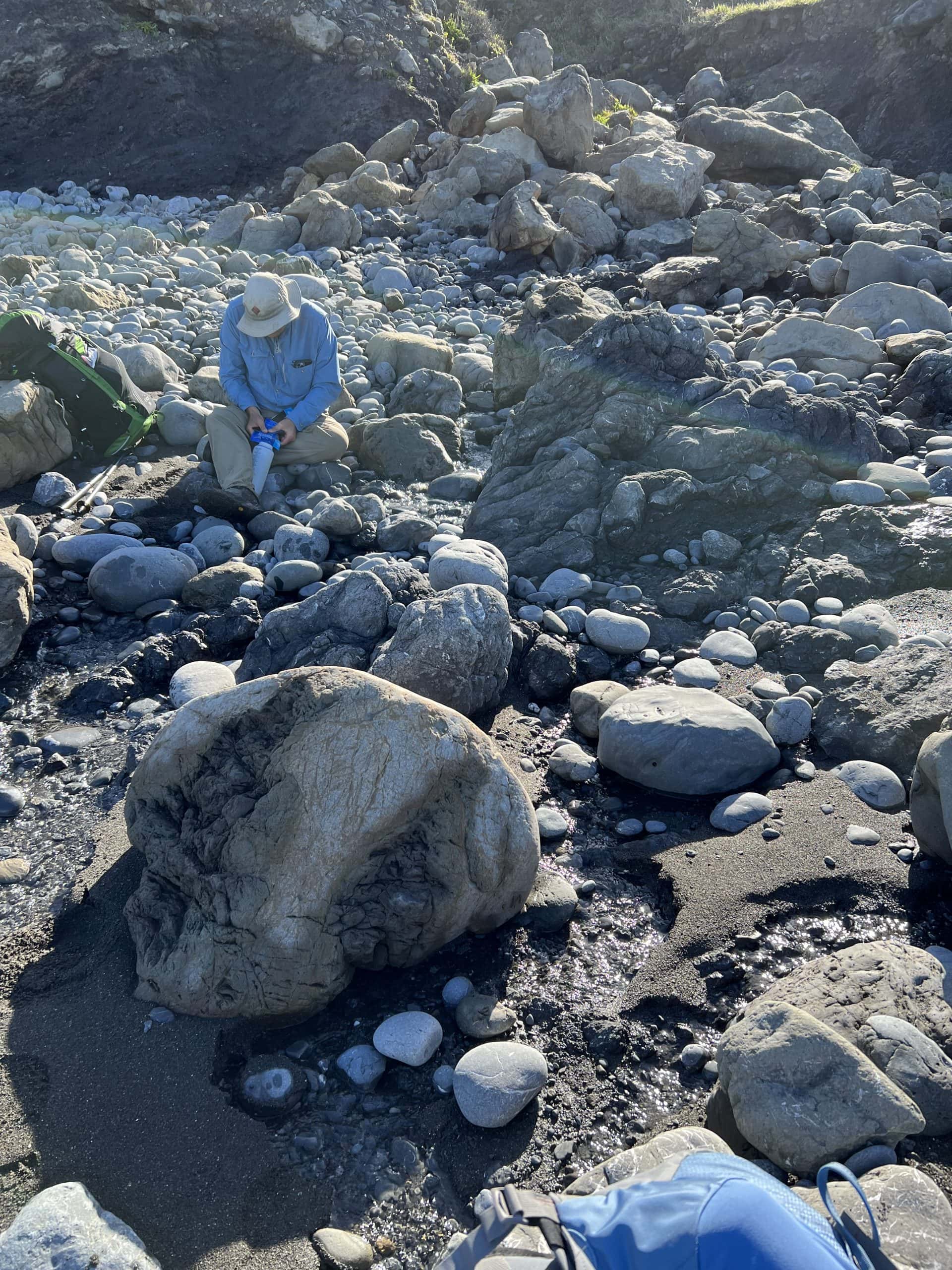 Procuring water on Lost Coast Trail