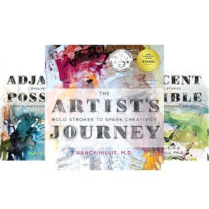 3 booksAward winning art and creativity books by Nancy Hillis MD and Bruce Sawhill PhD