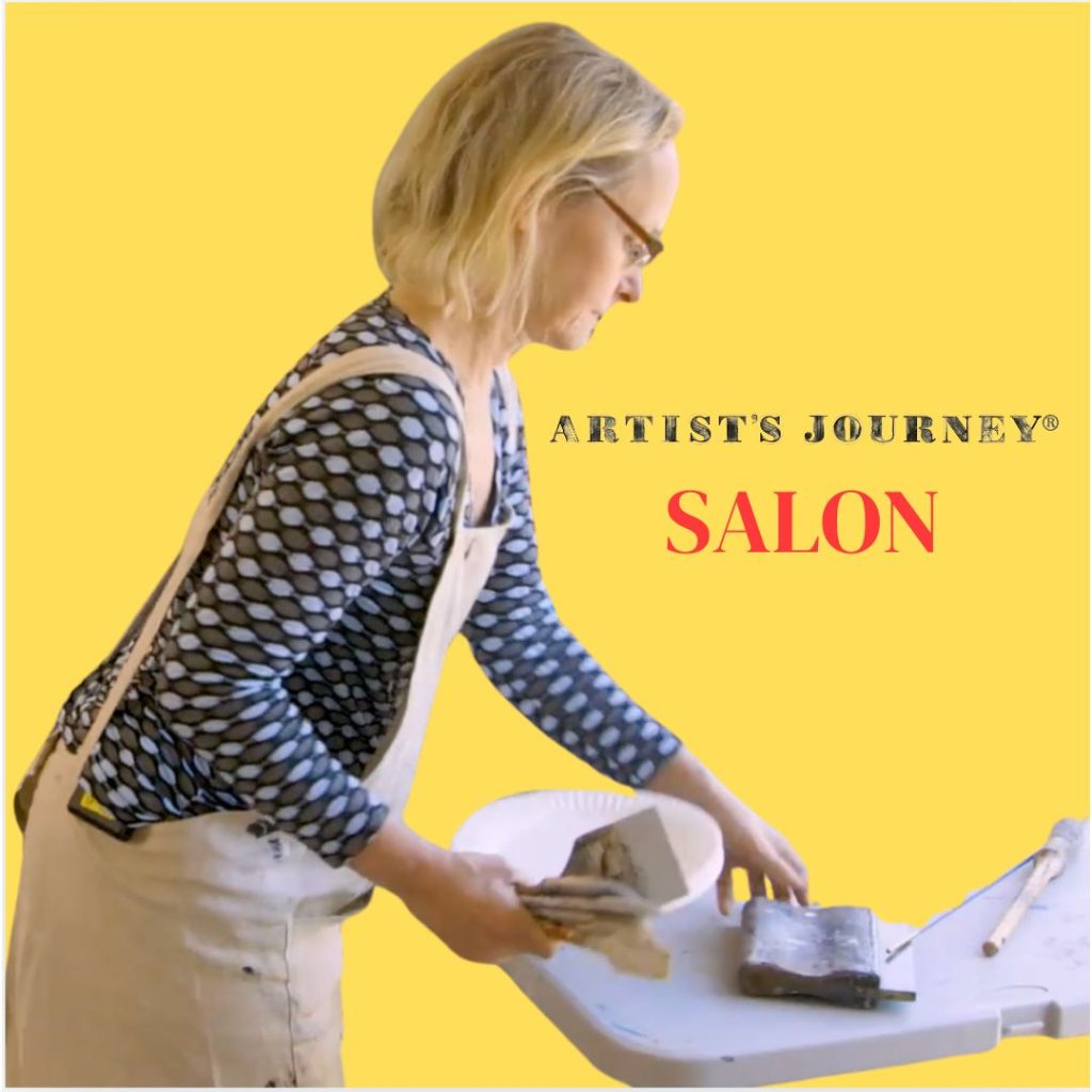 Image of artist in Artists Journey Salon